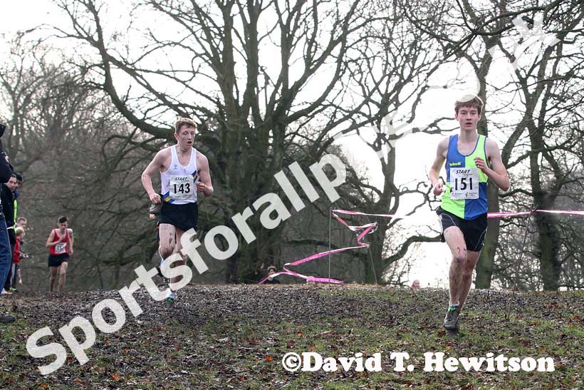 Samuel Whitehead (Vale Royal)  under-17 mens Northern Cross Country Champs, Knowsley Safari Park. Photo: David T. Hewitson/Sports for All Pics